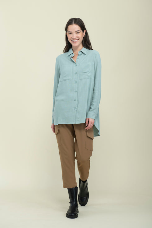 Blaine-Oversize Button-up